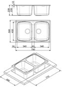 Мойка Смег LZ792CT фото 4 Мойка Smeg LZ792CT фото 4