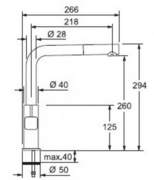 Смеситель Франке 261 хром фото 2 Смеситель Franke 261 хром фото 2