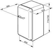 Мини-бар Смег FAB5LUJ1 фото 2 Мини-бар Smeg FAB5LUJ1 фото 2
