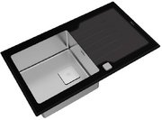 Врезная раковина Тека Diamond RS15 1B 1D 86 BLACK фото 3 Врезная раковина Teka Diamond RS15 1B 1D 86 BLACK фото 3