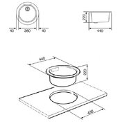 Мойка Смег LS50P фото 2 Мойка Smeg LS50P фото 2