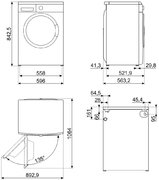Стиральная машина Smeg WM3T84RU фото 4