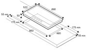 Газовая варочная панель Bertazzoni P905CHERAC фото 4