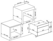 Микроволновая печь Smeg SF4750MOT фото 2