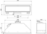 Встраиваемая вытяжка Smeg KSG8P4MB фото 3