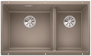 Мойка Бланко SUBLINE 430/270-U с отводной арматурой InFino® серый беж фото Мойка Blanco SUBLINE 430/270-U с отводной арматурой InFino® серый беж фото