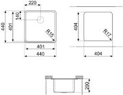 Мойка Смег VSTR40CUX фото 2 Мойка Smeg VSTR40CUX фото 2