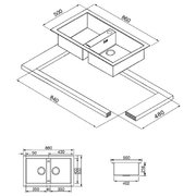 Мойка Смег LQ862 фото 2 Мойка Smeg LQ862 фото 2
