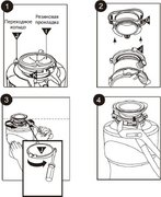 Измельчитель пищевых отходов Haier HDM-1155S фото 4