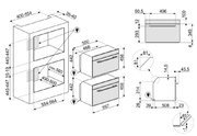 Комбинированный духовой шкаф с функцией СВЧ Smeg SF4102MCS фото 4