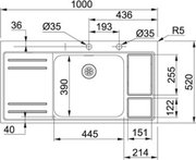 Мойка Франке LAX 211-W-45 фото 2 Мойка Franke LAX 211-W-45 фото 2