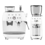 Smeg 50`s Style (кофемашина EGF03WHEU + кофемолка CGF11WHEU)