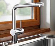 Смеситель Бланко Linus нержавеющая сталь полированная фото 3 Смеситель Blanco Linus нержавеющая сталь полированная фото 3