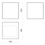 Вытяжка Falmec Rubik 43 (450) (с системой E.ion) ECP black фото 3
