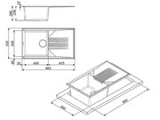 Мойка Смег LSEQ861P фото 2 Мойка Smeg LSEQ861P фото 2