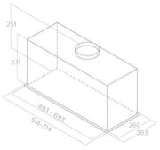 Встраиваемая вытяжка Elica FOLD GR/A/72 фото 4