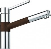 Смеситель Франке Landy 350 выдвижной шланг хром/шоколад фото Смеситель Franke Landy 350 выдвижной шланг хром/шоколад фото