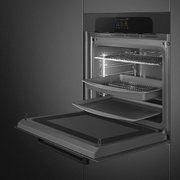 Духовой шкаф с функциями пара и СВЧ Smeg SO6204APB фото 4