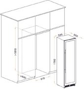 Винный шкаф Meyvel MV98-KST3 Узкий (Slim) фото 4