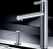 Смеситель Blanco Linee нержавеющая сталь матовая фото 3