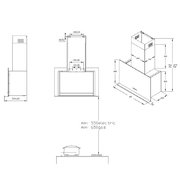 Вертикальная вытяжка Korting KHC 65330 GN фото 4