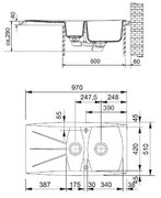 Мойка Franke MIG 651 бежевый фото 2