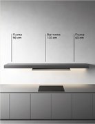 Полка Фалмек 90 см панелируемая KACL.457#NF фото 4 Полка Falmec 90 см панелируемая KACL.457#NF фото 4