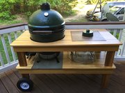 Стол для гриля Биг Грин Эгг L лиственница фото 4 Стол для гриля Big Green Egg L лиственница фото 4