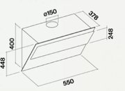 Вытяжка Falmec VERSO 55 WHITE фото 4