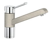 Смеситель Blanco Zenos chrome/Silgranit песочный Смеситель Blanco Zenos chrome/Silgranit песочный