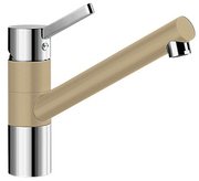 Смеситель Бланко Tivo chrome/Silgranit шампань фото Смеситель Blanco Tivo chrome/Silgranit шампань фото