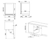 Встраиваемый винный холодильник Smeg CVI138LS3 фото 4