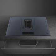 Индукционная варочная панель со встроенной вытяжкой Smeg HOBD182DG фото 3