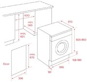Встраиваемая стирально-сушильная машина Teka LSI5 1481 фото 2