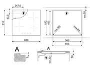 Варочная панель Smeg SE364TDM фото 4