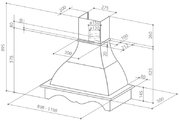 Вытяжка Faber WEST 120 WH SC H-EP корпус белый фото 3