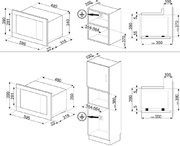Встраиваемая микроволновая печь Smeg FMI120N2 фото 4