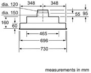 Встраиваемая вытяжка Bosch DHL755BL фото 4
