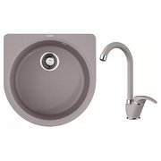 Omoikiri (мойка Akegata 51 GR + смеситель UMI GR)