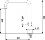 Смеситель Франке Galileo хром/ваниль фото 2 Смеситель Franke Galileo хром/ваниль фото 2