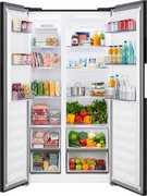 Отдельностоящий холодильник с инвертором Weissgauff WSBS 550 Built-in NoFrost Inverter Black фото 3
