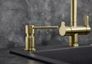 Дозатор для жидкого мыла Blanco Lato 527721 сатиновая платина фото 2