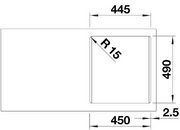 Мойка BLANCO NAYA 45 Silgranit антрацит фото 3 Мойка BLANCO NAYA 45 Silgranit антрацит фото 3