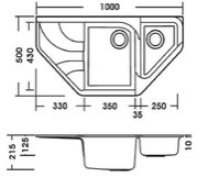Мойка Смег LSE102P фото 2 Мойка Smeg LSE102P фото 2