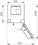 Холодильник Кертинг KNFC 62029 GN фото 4 Холодильник Korting KNFC 62029 GN фото 4