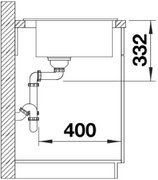 Мойка BLANCO NAYA 45 Silgranit серый беж фото 4 Мойка BLANCO NAYA 45 Silgranit серый беж фото 4