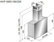 Вытяжка Korting KHP 6880 GN фото 2