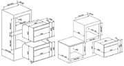 Компактный духовой шкаф с СВЧ Smeg SF4920MCN фото 2