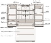 Холодильник Бертаззони REF90X фото 2 Холодильник Bertazzoni REF90X фото 2
