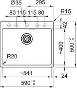 Мойка Франке MRG 610-54 FTL сахара фото 2 Мойка Franke MRG 610-54 FTL сахара фото 2